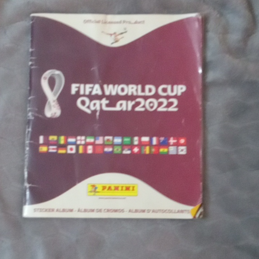 World Cup Soccer 2022 Sticker Album Incomplete